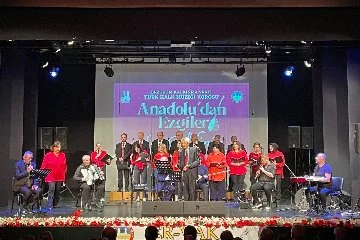 “Anadolu’dan Ezgiler” konserinde birbirinden güzel türküler seslendirildi