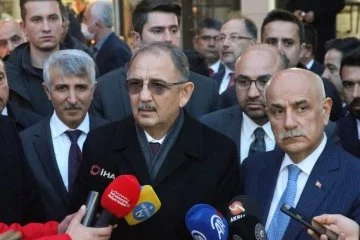 Bakan Özhaseki, Kahramanmaraş'ta incelemelerde bulundu