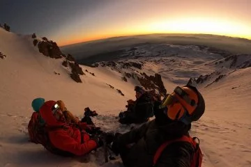 Bursa'da İnegöllü dağcılar 3917 rakıma tırmandı