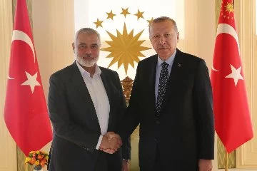Cumhurbaşkanı Erdoğan ile Hamas Siyasi Büro Başkanı Haniye arasında kritik görüşme!