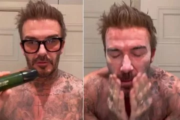 David Beckham da akıma uydu 'sabah rutinim' videosu çekti!