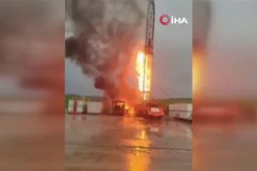 Diyarbakır'da sondaj çalışması sırasında patlama!