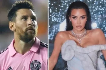Kim Kardashian Messi'yi paylaşmaya doyamadı