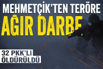 Mehmetçik'ten teröre ağır darbe! 32 PKK'lı terörist etkisiz hale getirildi