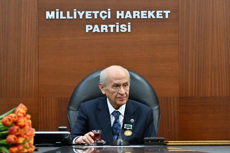 MHP lideri Bahçeli, TÜRKSOY heyetini kabul etti