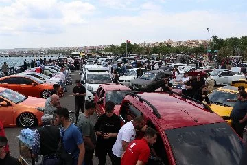Modifiye araç tutkunları Tekirdağ'da bir araya geldi