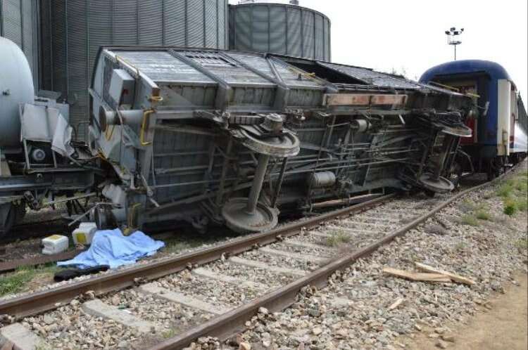 6 Mayıs 2017 - Ankara-Kırıkkale'de tren vagonu devrildi