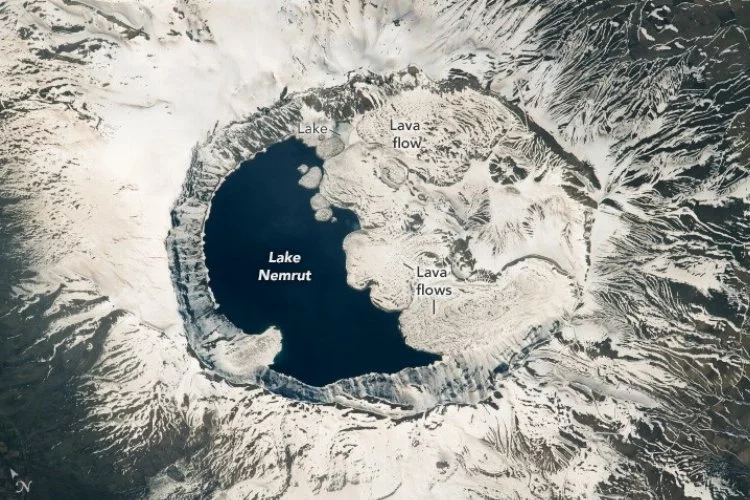 NASA astronotlarının gözdesi Nemrut Krater Gölü