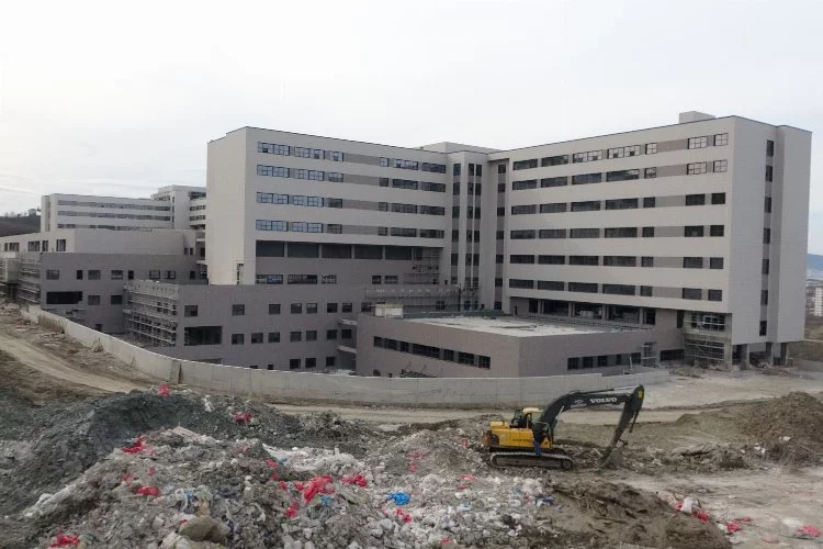 Ordu Şehir Hastanesi inşaatında sona gelindi
