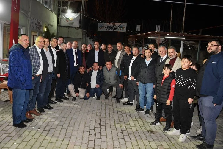 Bursa'da Orhanelilerden Başkan Dündar’a tam destek