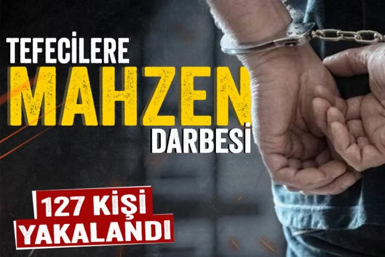 Tefecilere 'Mahzen' darbesi: 127 kişi yakalandı